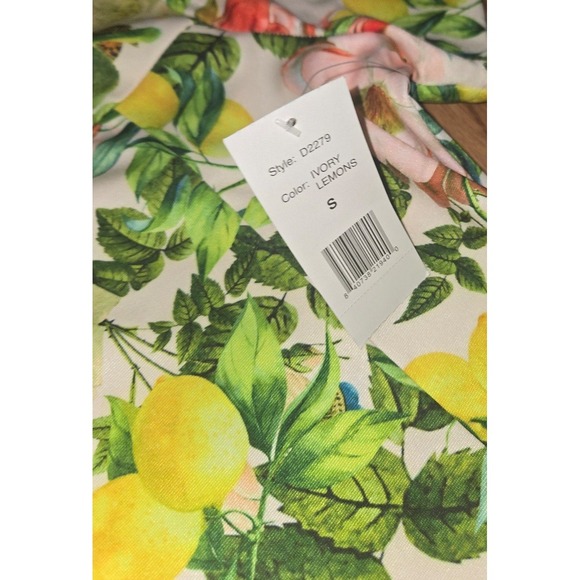 NWT Alexia Admor Scuba Sheath Dress Lemon Floral Retail: $289 - Picture 6 of 10